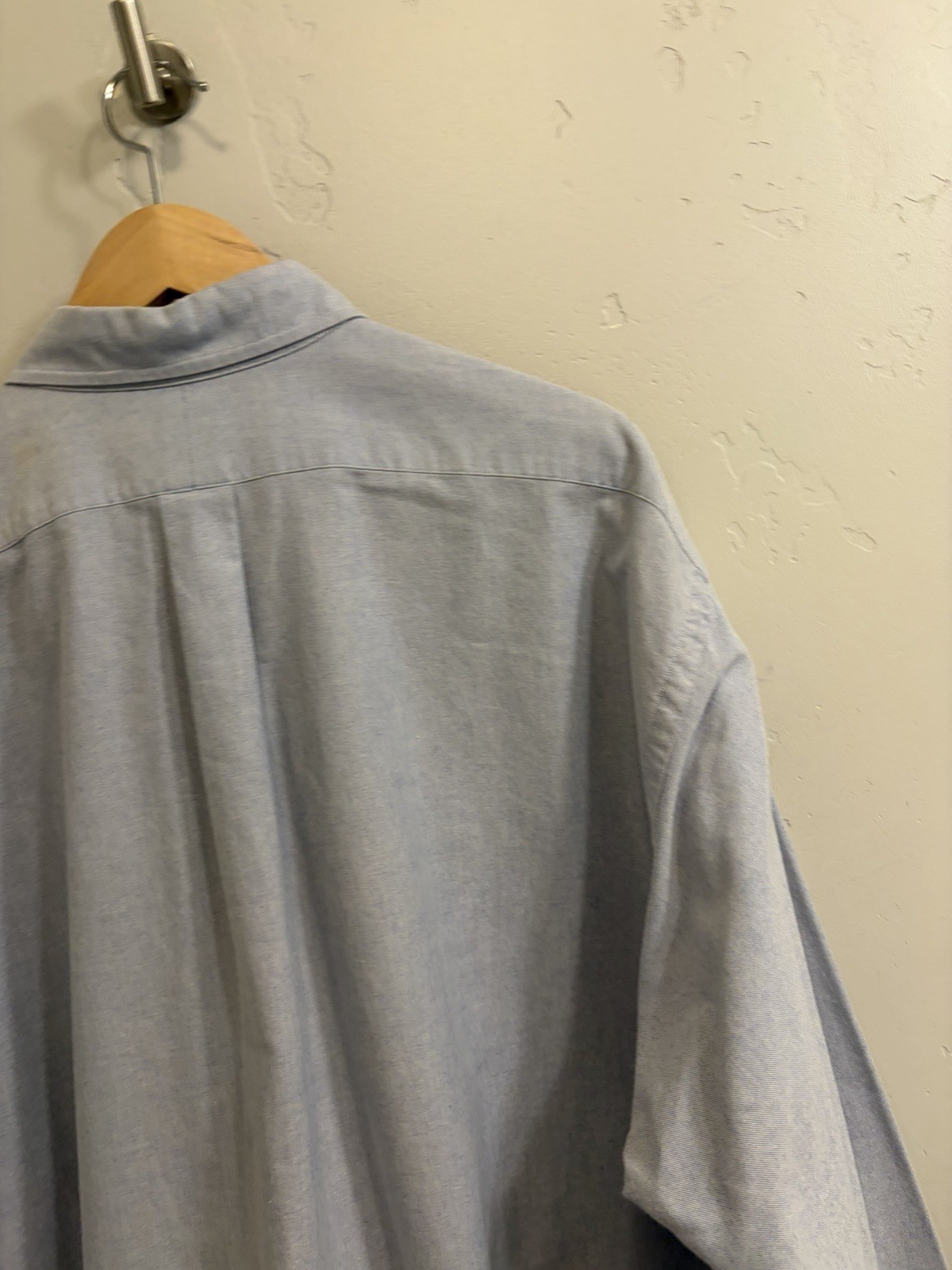Ralph Lauren Men’s Size XL Tall Classic Fit Blue Oxford Button-Down Shirt
