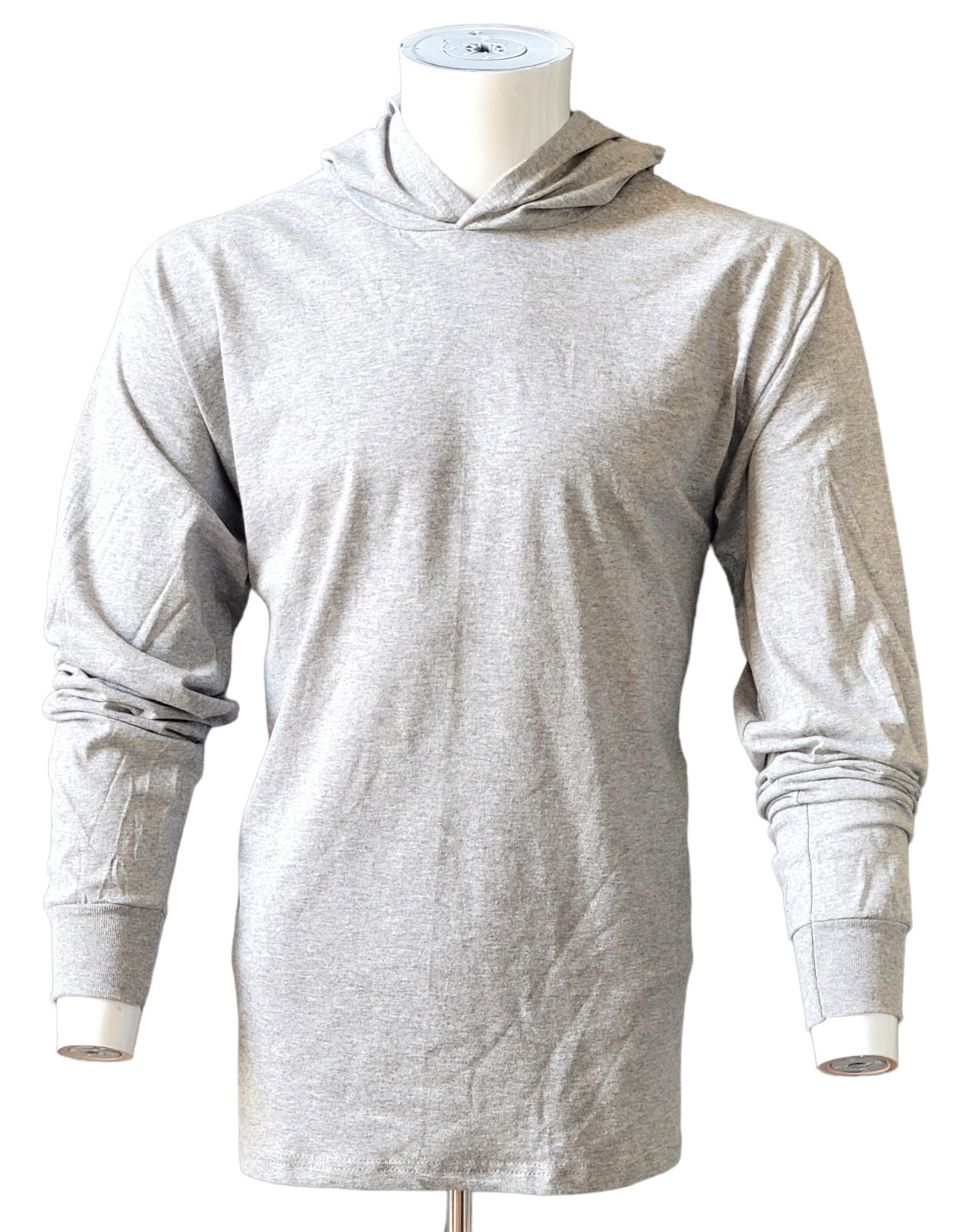 Cotton Long Sleeve T-Shirt with hoodie