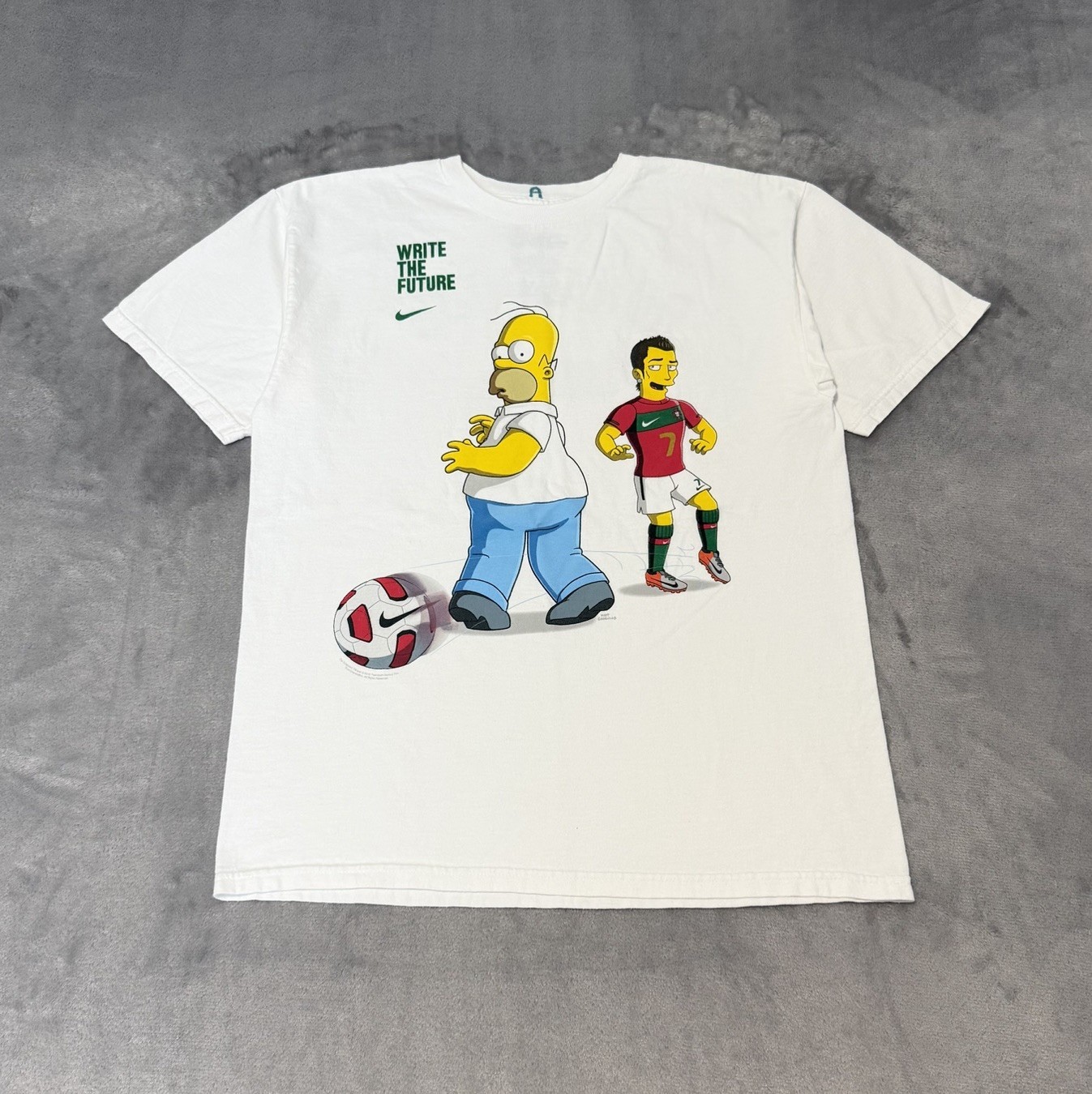 Nike Cristiano Ronaldo The Simpsons Soccer T Shirt Men’s Size Medium World Cup