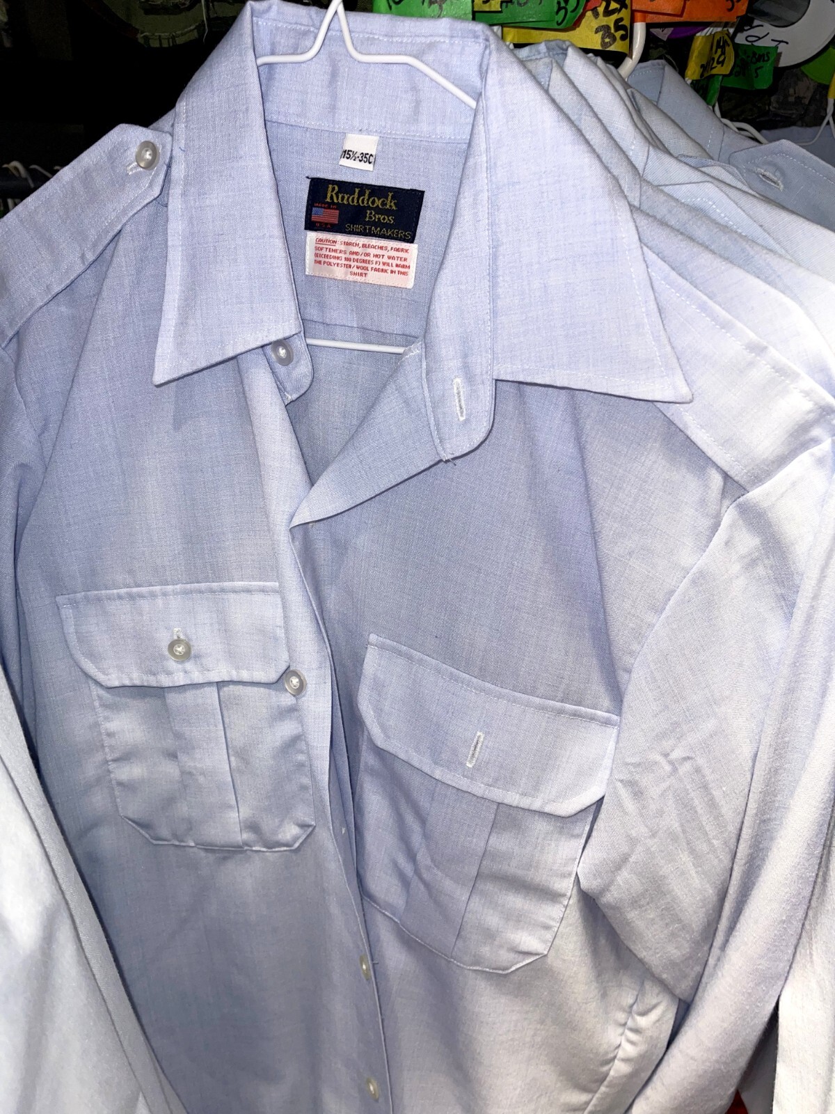 AIR FORCE USAF REGULATION SHIRT MENS SHORT SLEEVE DRESS BLUE UNIFORM ALL SIZES