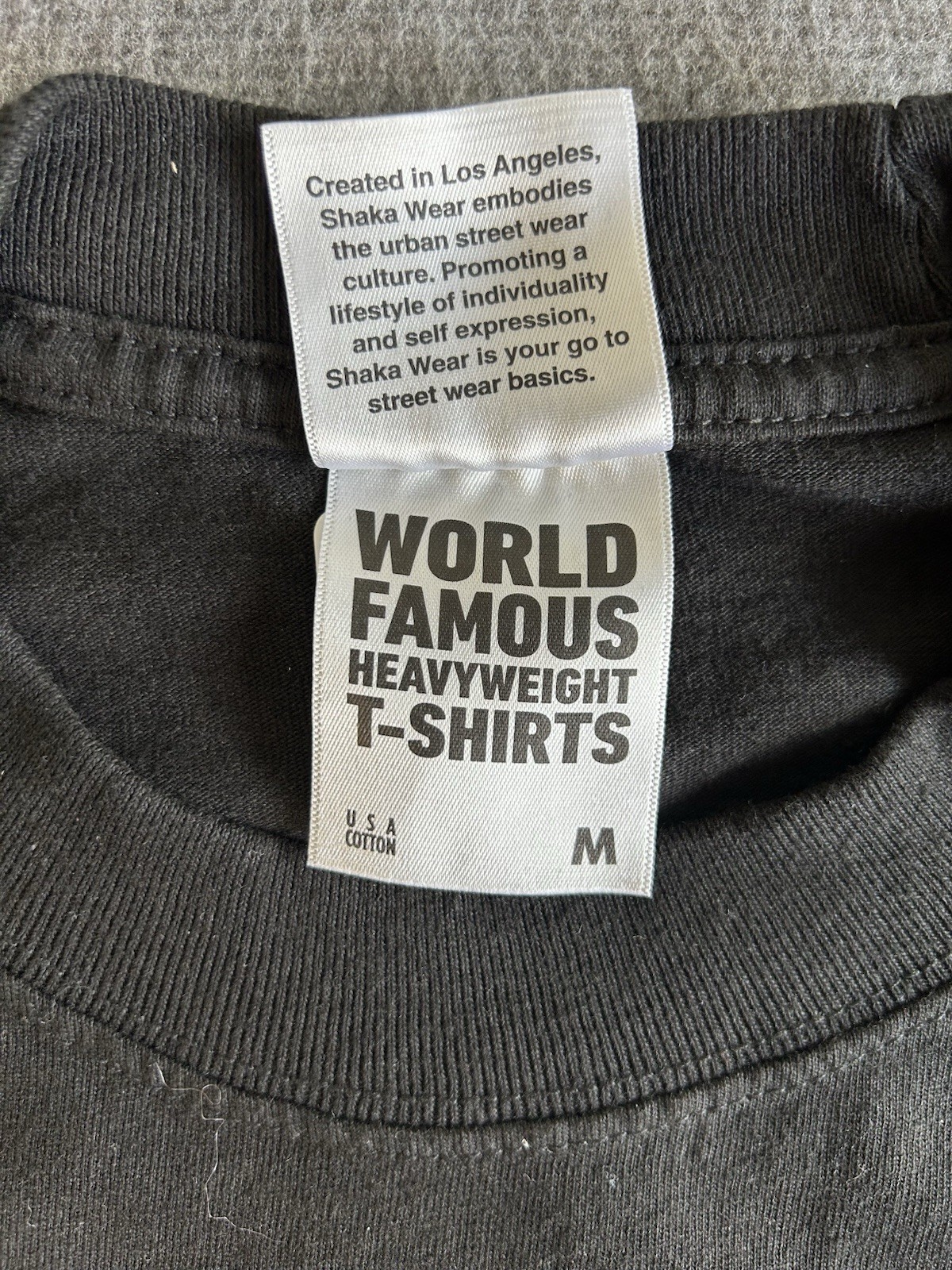 Shaka Wear Men’s Super Max Heavyweight Stylish T-Shirt Sz M World Famous NX LXVE