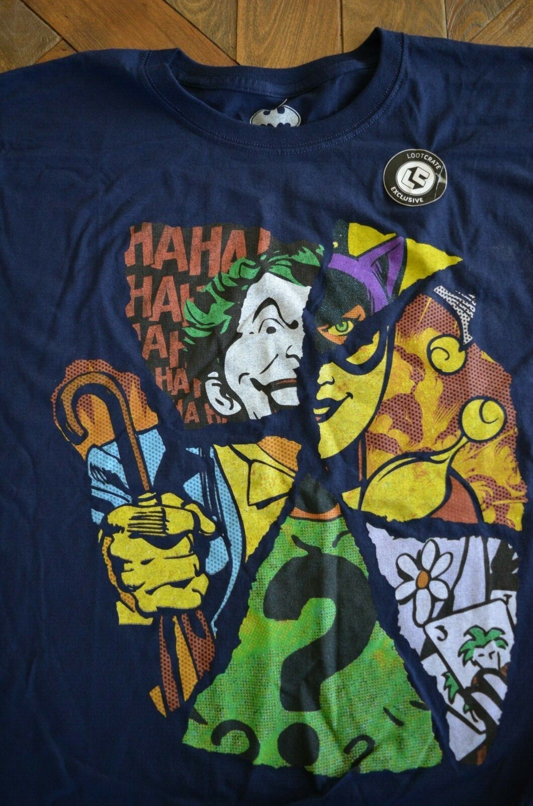 Loot Crate Wear Batman Joker Cat Woman DC Comics Men’s T-Shirt PICK YOUR SIZE