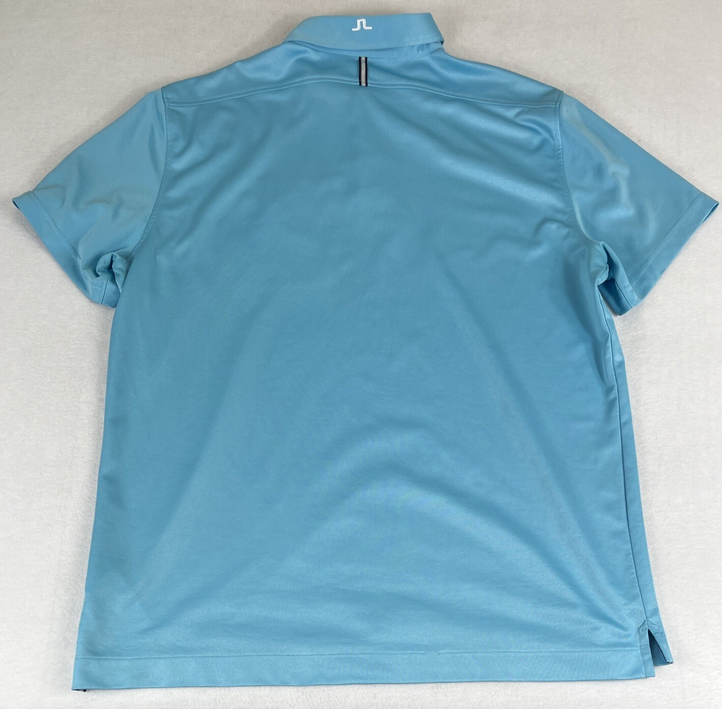 J.Lindberg Regular Fit Field Sensor Fabric Light Blue Polo Shirt Size XL