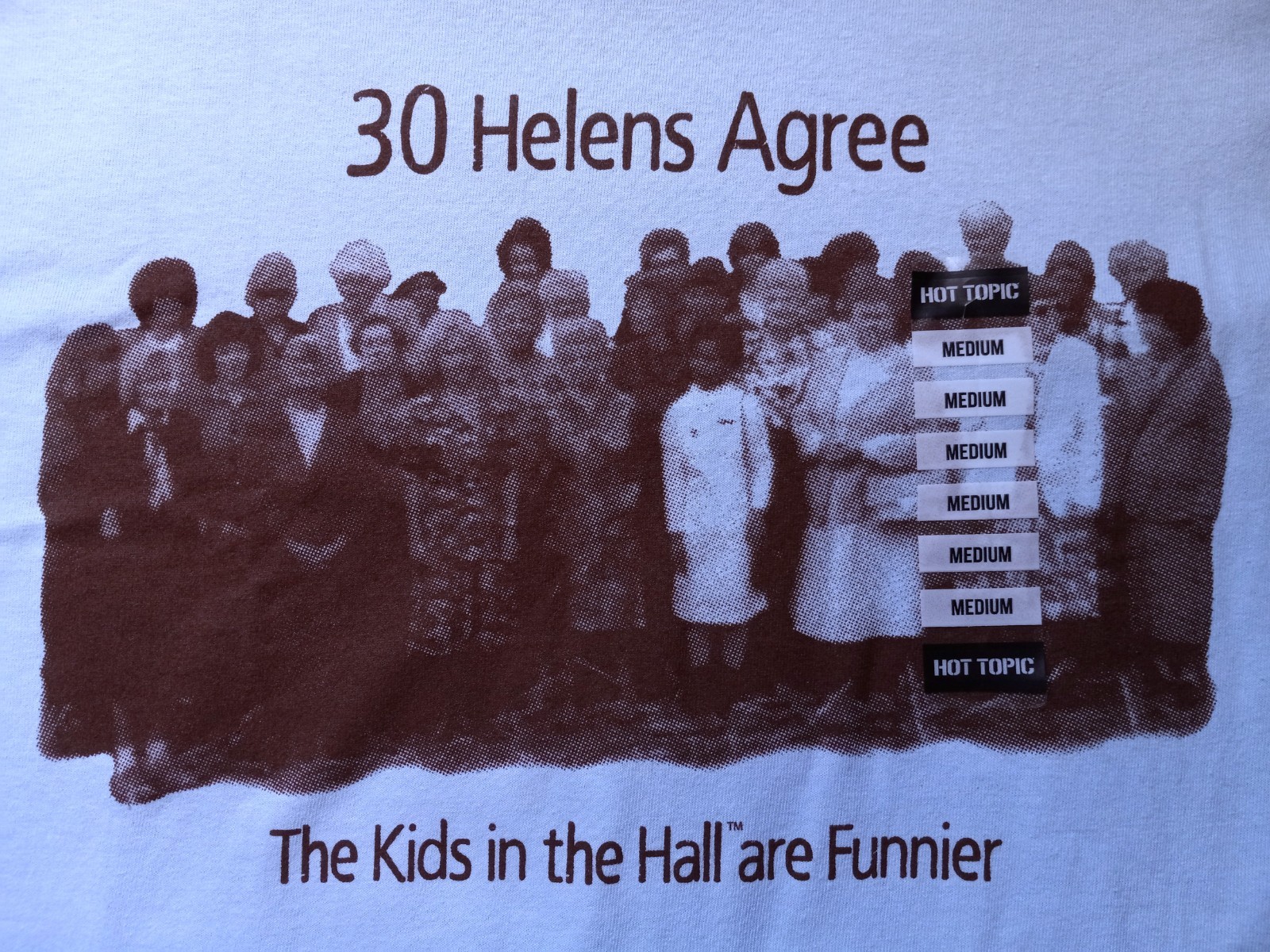 The Kids in the Hall 30 Helens Agree Graphic T Shirt Blue Medium 1990s Comedy