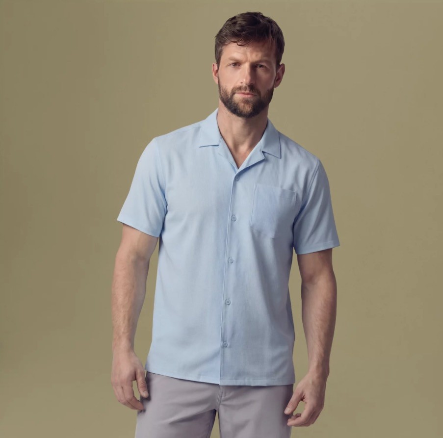 VRST men performance resort shirt Sz XXL UV Moisture Stretch NWT