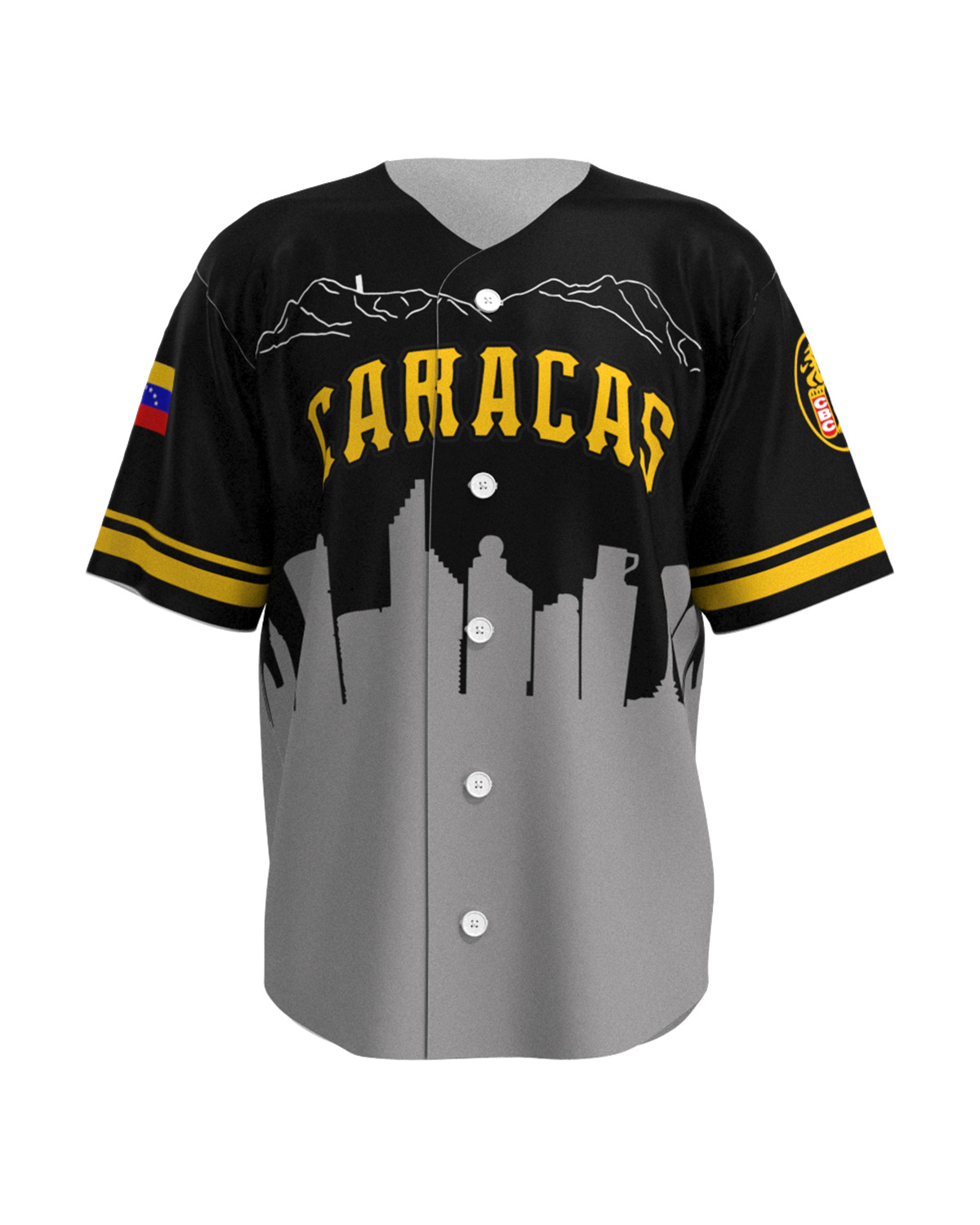 Los Leones de Caracas Venezuela baseball jersey