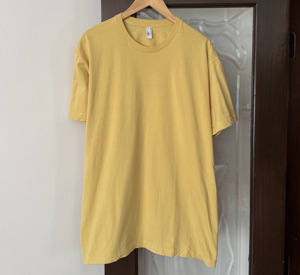 VTG American Apparel Sustainable Edition Made In USA Tshirt XL Made In USA Dijon