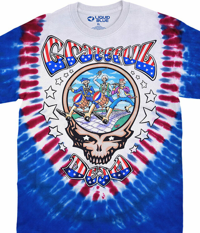 GRATEFUL DEAD-REVOLUTIONARY DEAD-2 SDD TIE DYE T-SHIRT S-M-L-XL-2X Garcia,Lesh