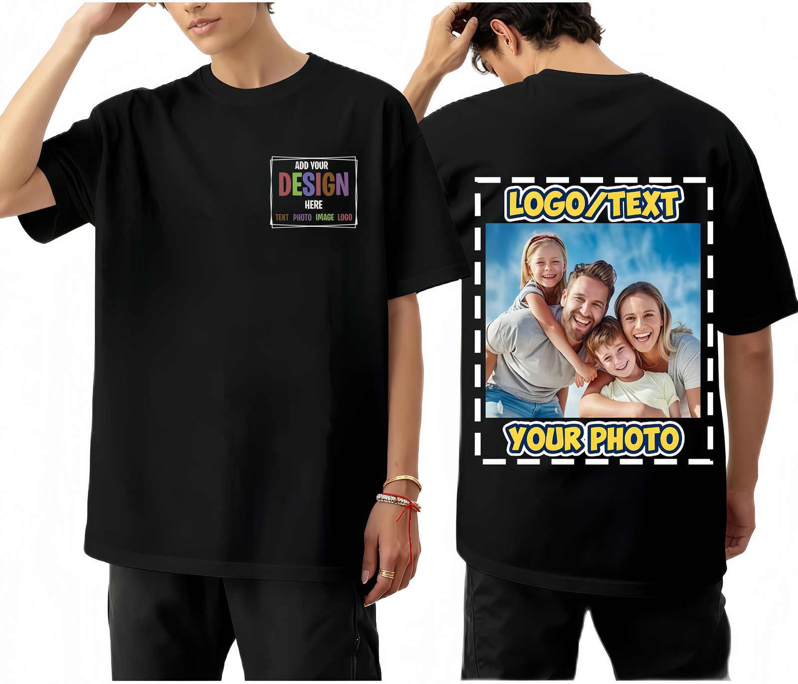 Double Sided Mom Identity T‑Shirt Daily Wear Graphic Text Personalized Tee