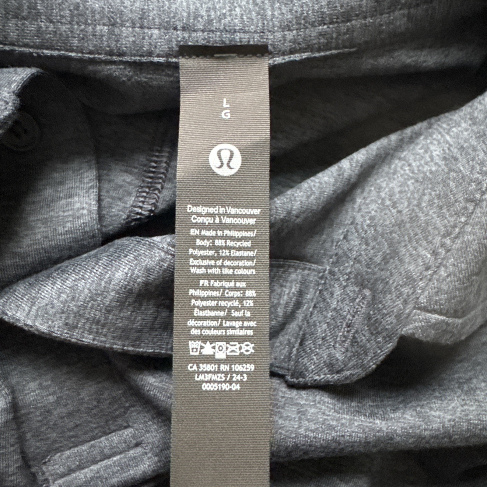 Lululemon Soft Jersey Short-Sleeve Polo, HCLN/HTTN, NWT, Size M or L