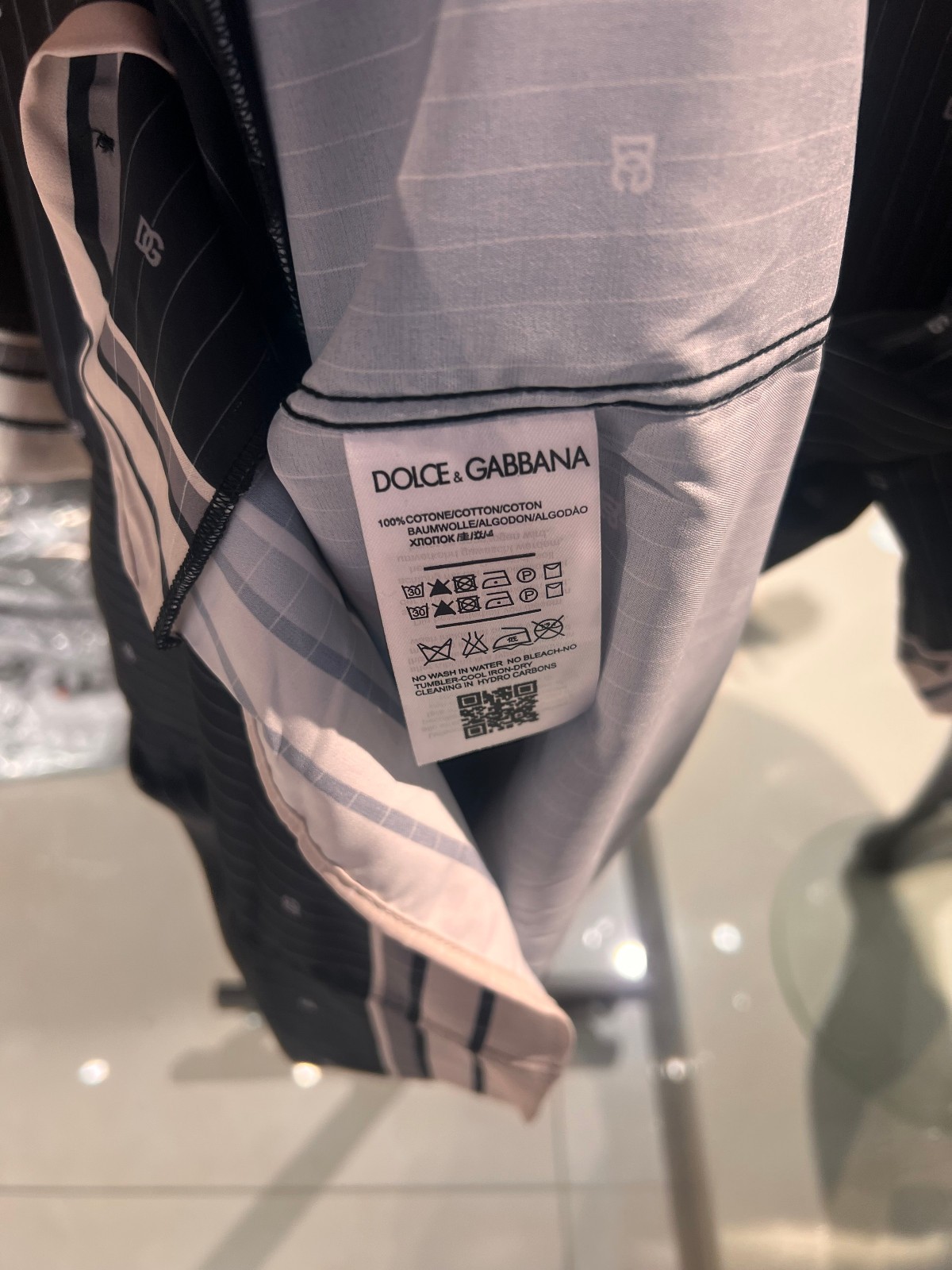 Dolce & Gabbana Men Hawaii Button Down Short Sleeve Satin Us Shirt