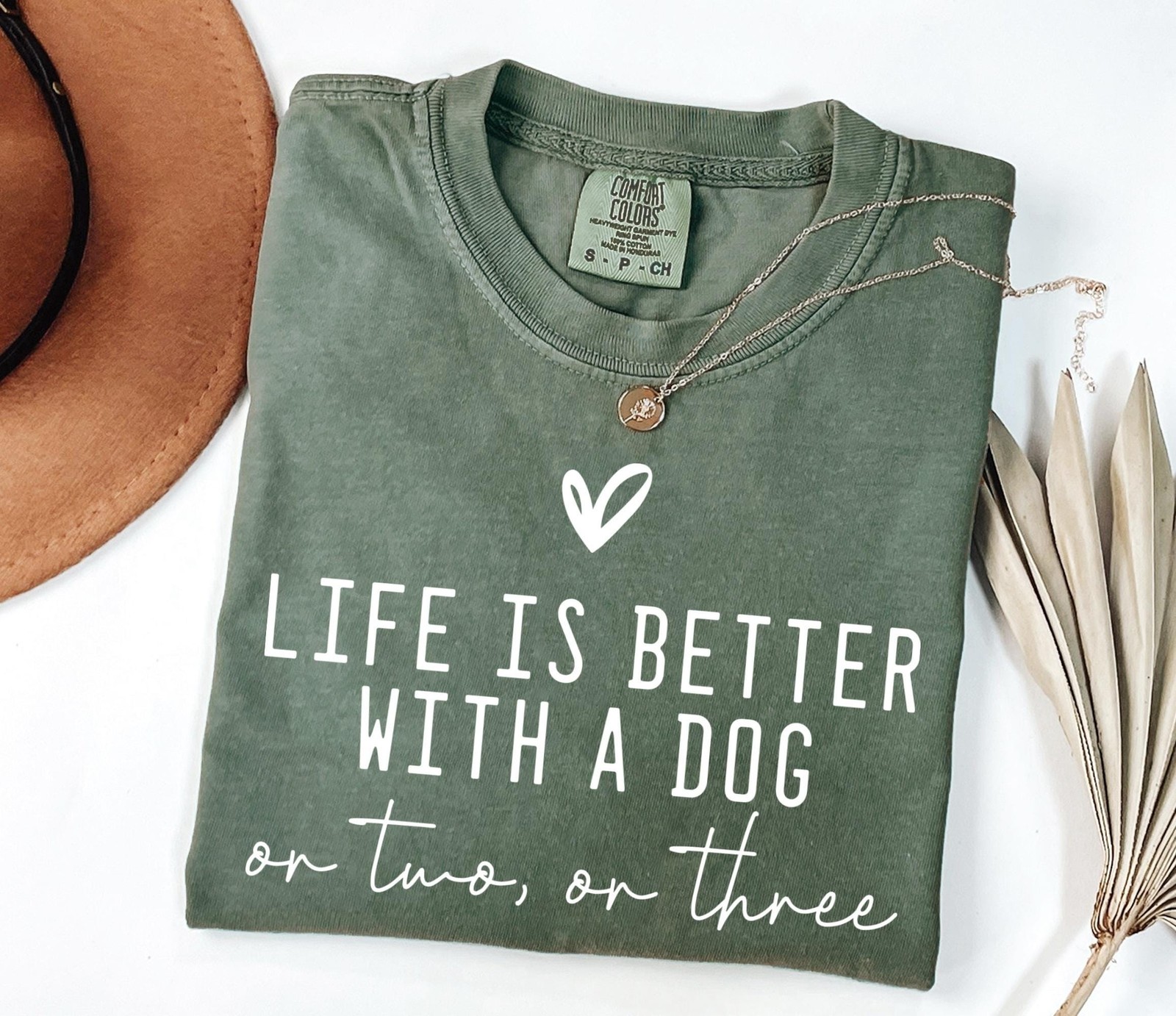 Cute Life Is Better With A Dog Shirt Comfort Colors Dog Mom T-shirt Cute Women