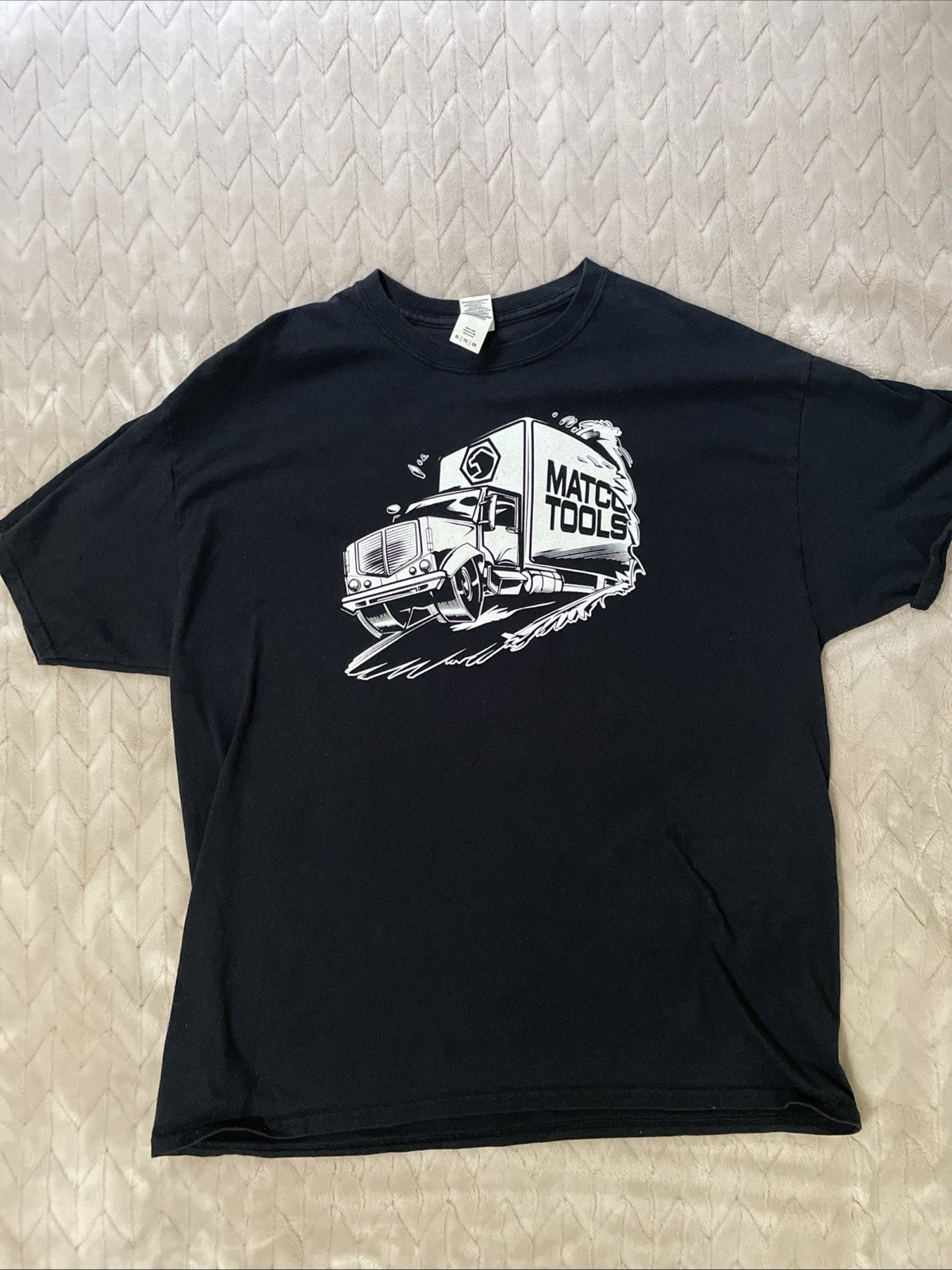 Matco Tools Gildan Shirt Mens XL Black Truck Mechanic Graphic Tee T-Shirt