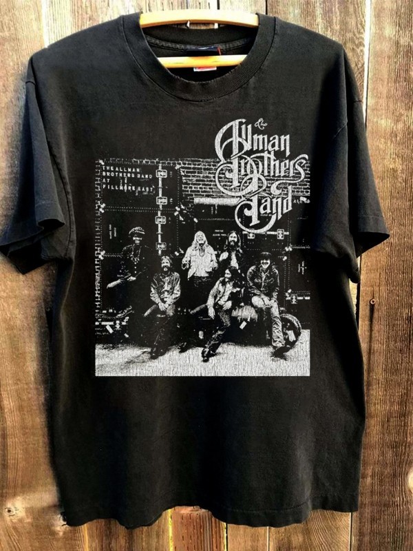 Remake The Allman Brothers Band Classic Style Black T shirt Unisex tee NH25654