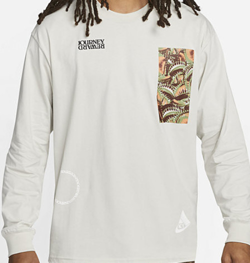 Nike Kyrie Journey Reward Long Sleeve Light T-shirt DV9725-072 Small/Large