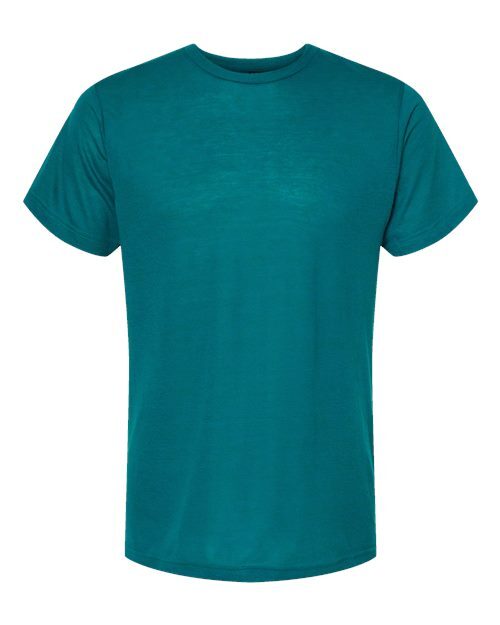Tultex 254 Men Short Sleeve Tri-Blend Moisture Wicking Competitor New T-Shirt