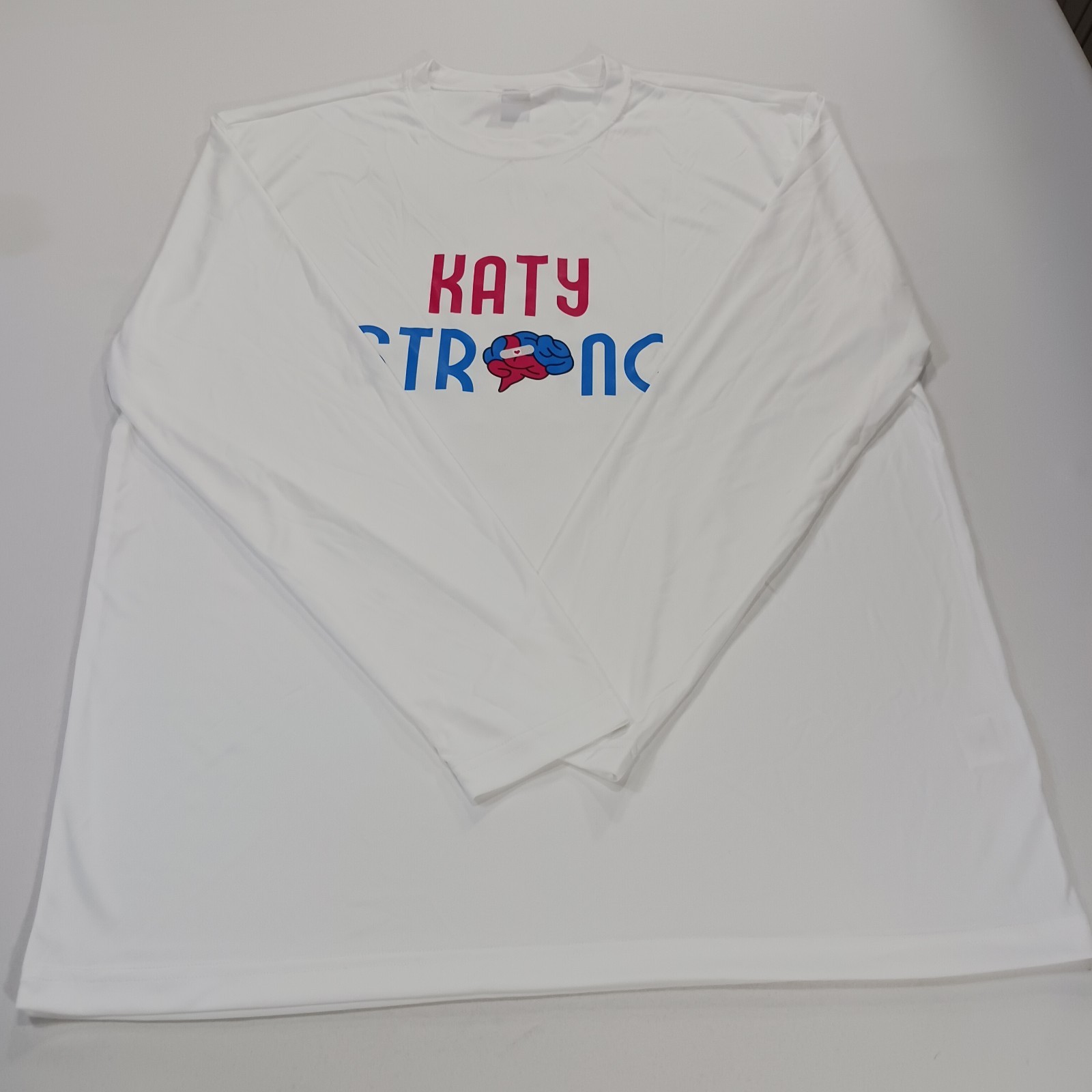 Sport-Tek ST350LS Katy Strong Men XL White Long Sleeve PosiCharge Competitor Tee