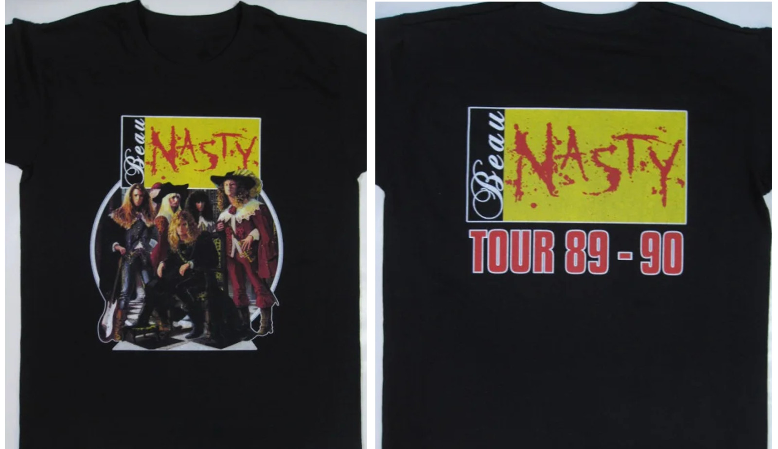 VTG Beau Nasty – Dirty, But Well Dressed Tour Cotton Black T Shirt S-5XL AG682