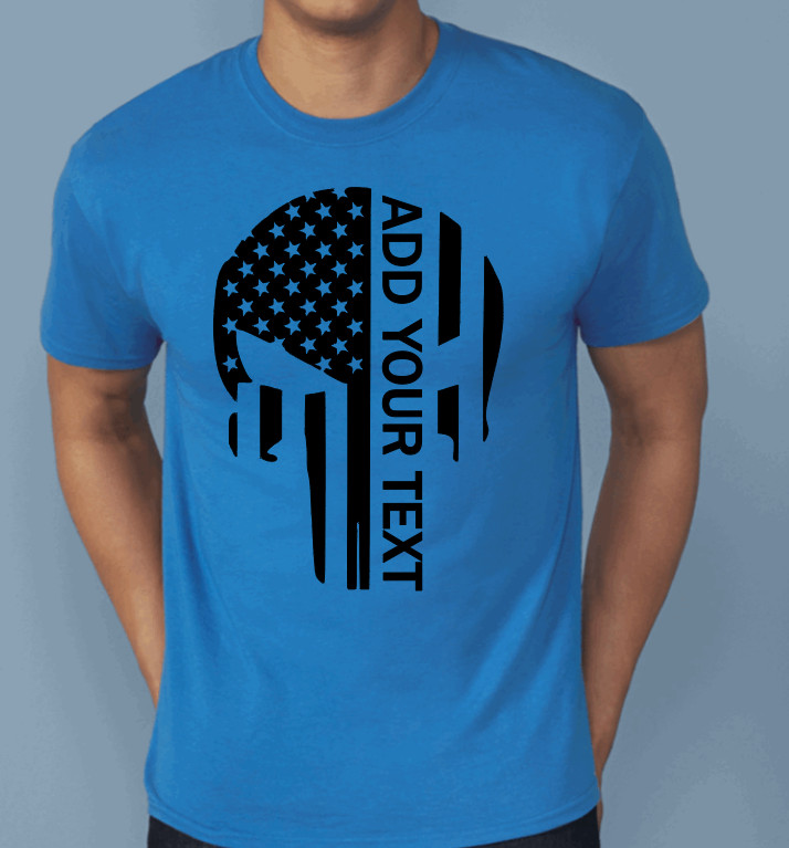 PERSONALIZED CUSTOM PRINT YOUR OWN TEXT ON A T-SHIRT CUSTOMIZED T-SHIRT UNISEX