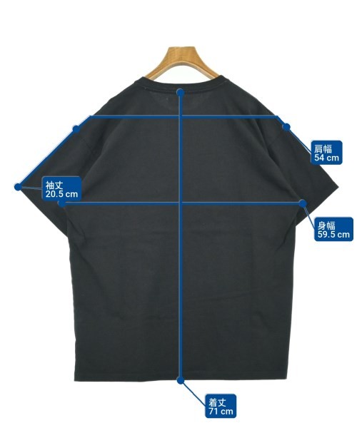 PACCBET T-shirts/Cut & Sewns Black L 2200702677038