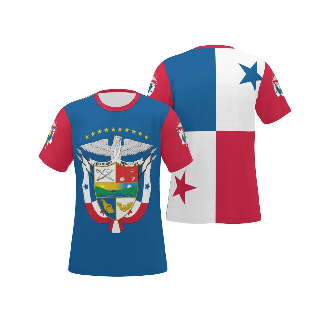 New Panama coat of arms flag All-Over Print Men’s O-Neck T-Shirt