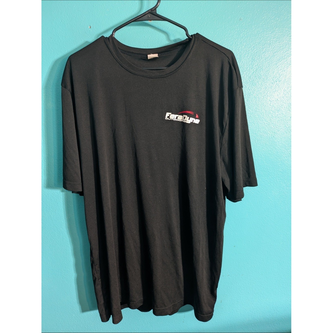 Sport-Tek Black Short Sleeve Crew with Small Logo