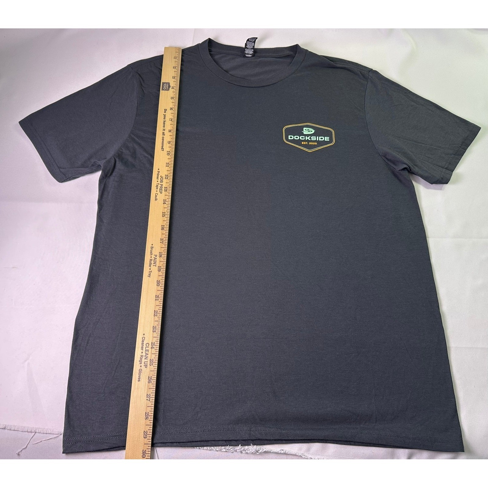 District Perfect Tri Tee Dockside Est 2025 Black T-Shirt Men XL Preppy Y2K Retro
