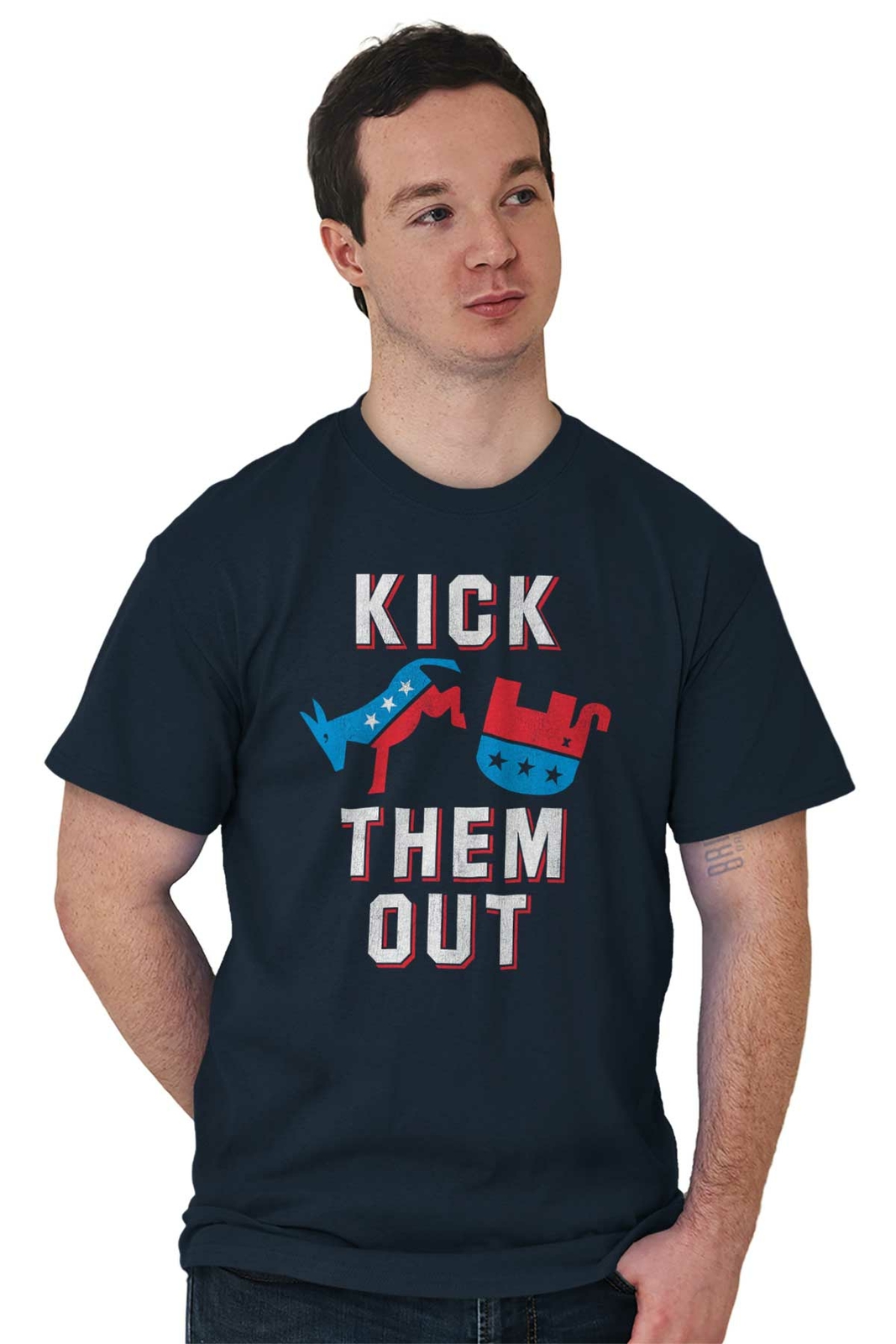 Kick Republicans Out Pro Democrat Liberal Political Left Classic T Shirt Tee
