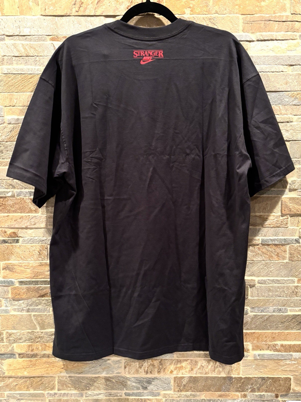 Nike x Stranger Things Black Tee Vecna Upside Down World Men’s Size XL NWT