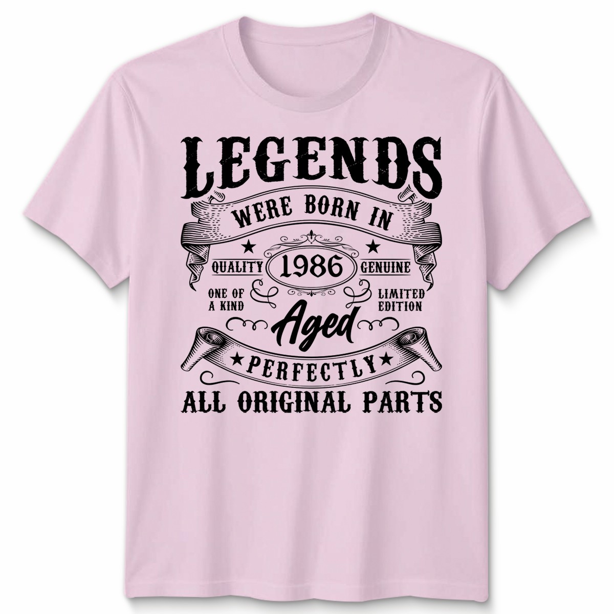 40Th Birthday Unisex Tshirt Vintage Born In 1986 40 Years Old Bday