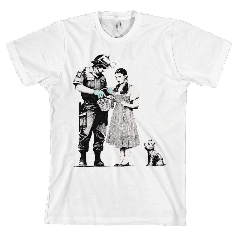 BANKSY Stop and Search Dorothy Bella + Canvas T Shirt *ALL SIZES & NEW*