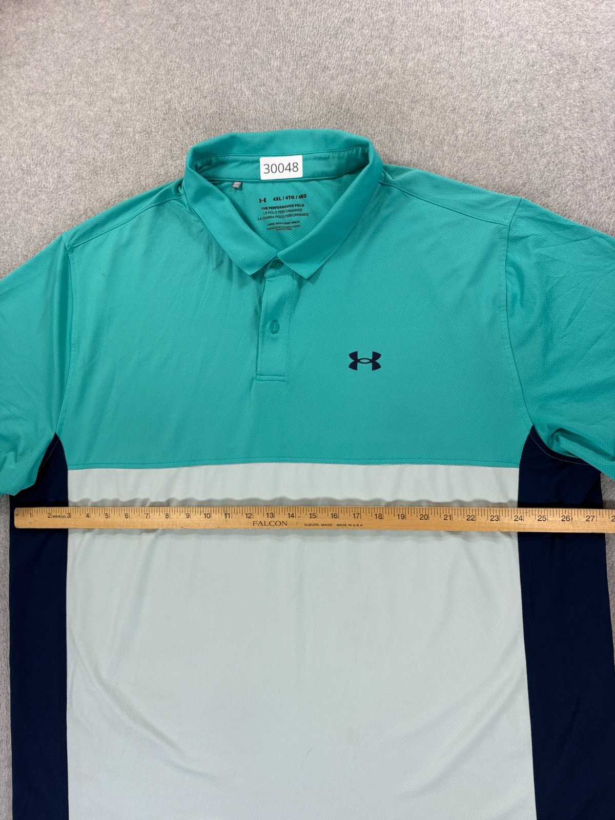 Under Armour Performance 2 Tone Short Sleeve Polo Shirt (Men’s 4XL)