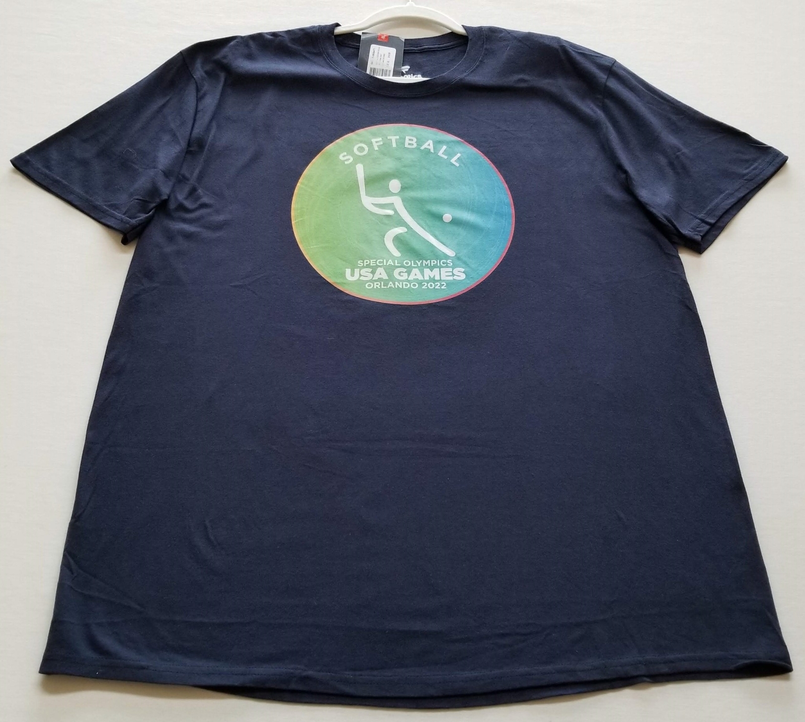 NEW Special Olympics T Shirt Mens Extra Large XL Short Sleeves 2022 Softball Tee