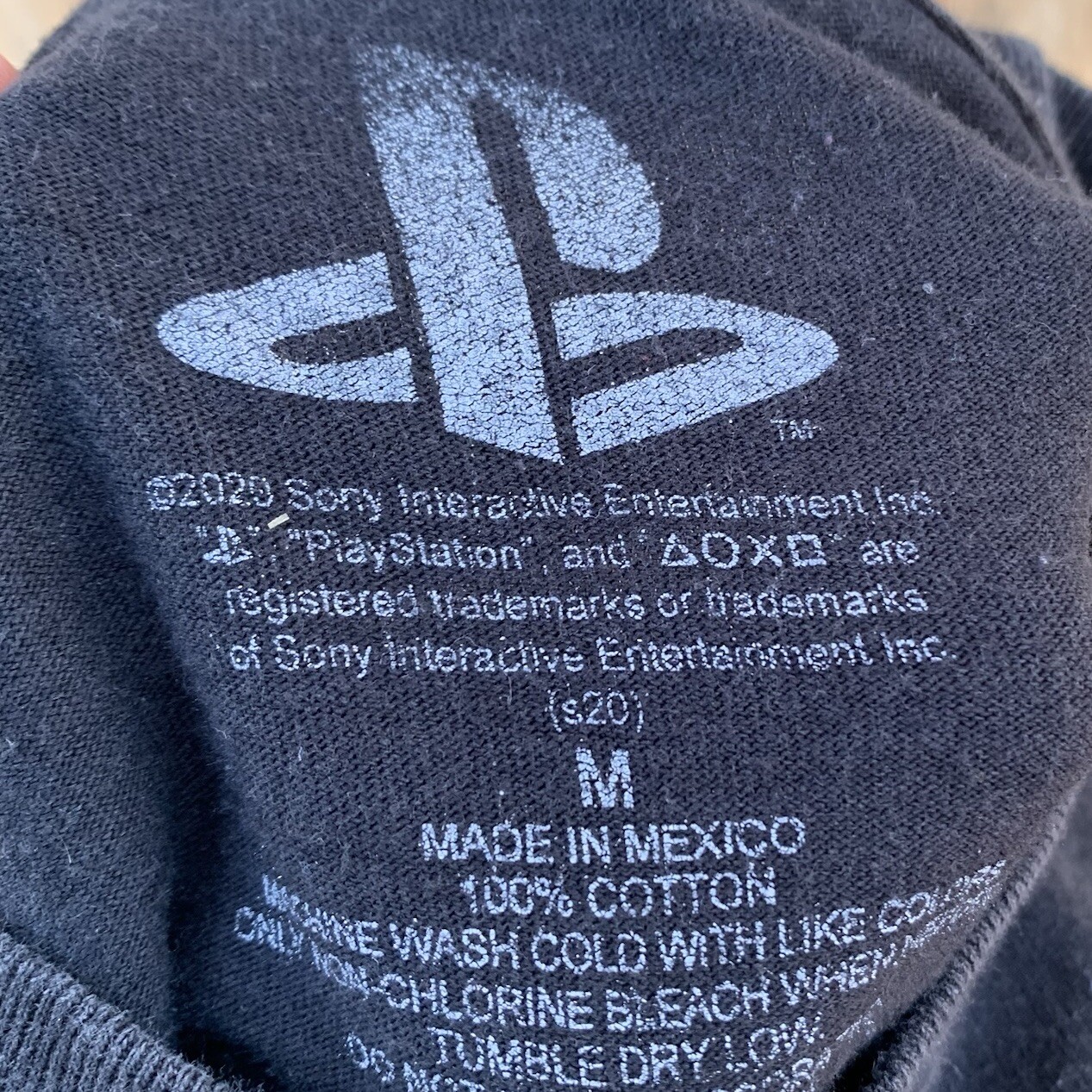 Official PlayStation Since 1994 Long Sleeve Black T-Shirt Men’s Medium Unisex