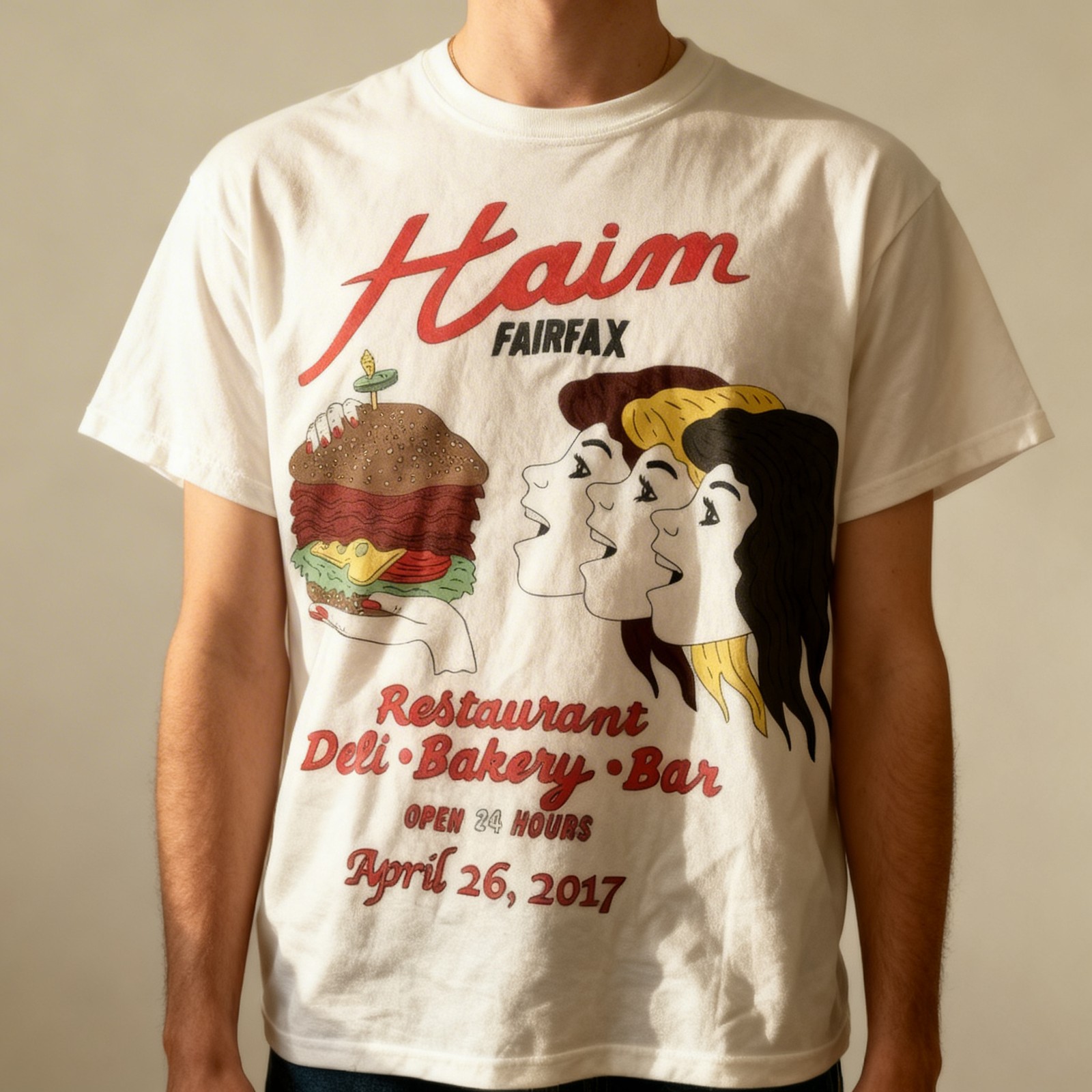 HAIM the band Canter’s on Fairfax April 26, 2017 T-Shirt