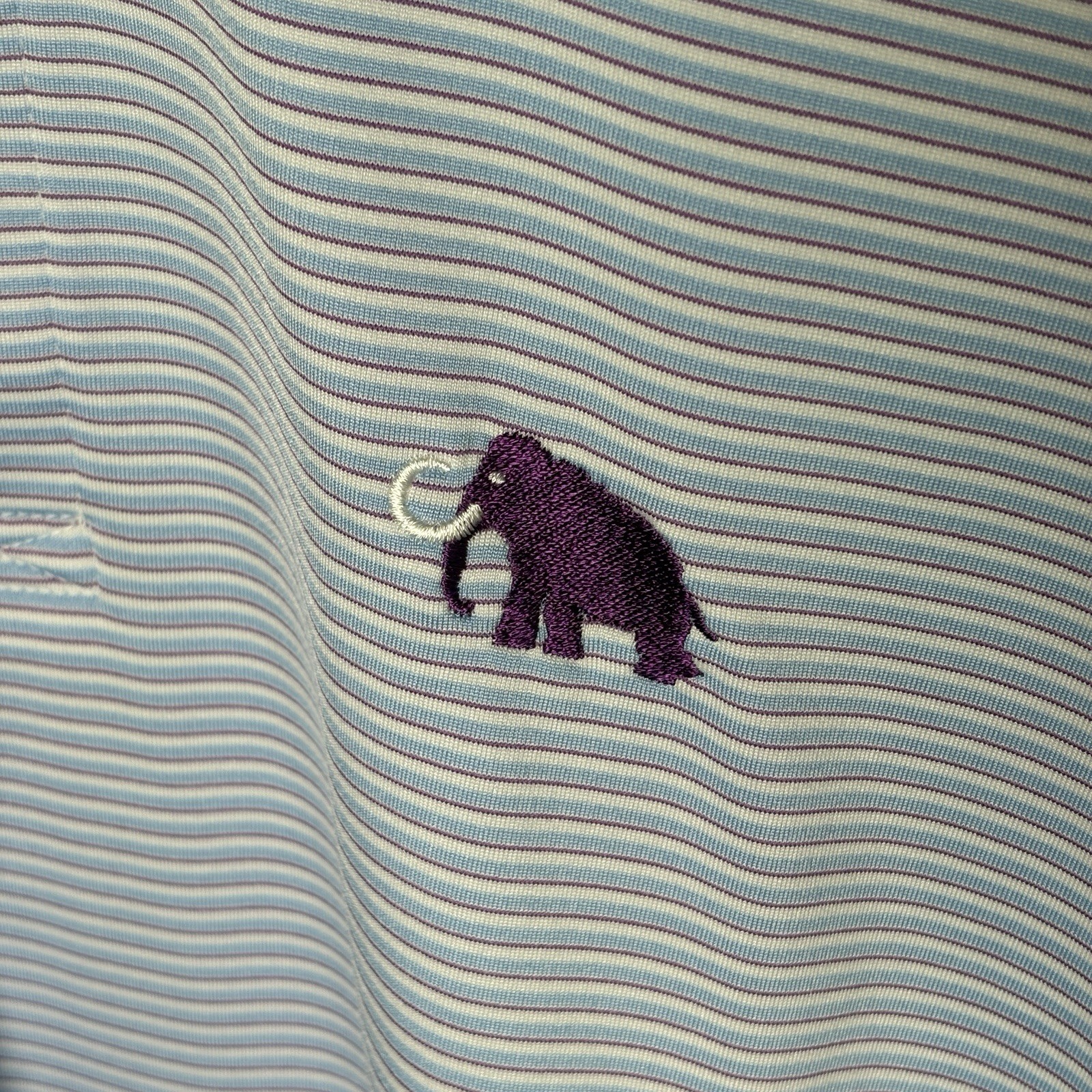 Holderness & Bourne x Mammoth Dunes Stripe Golf Polo Shirt Men’s XL Performance