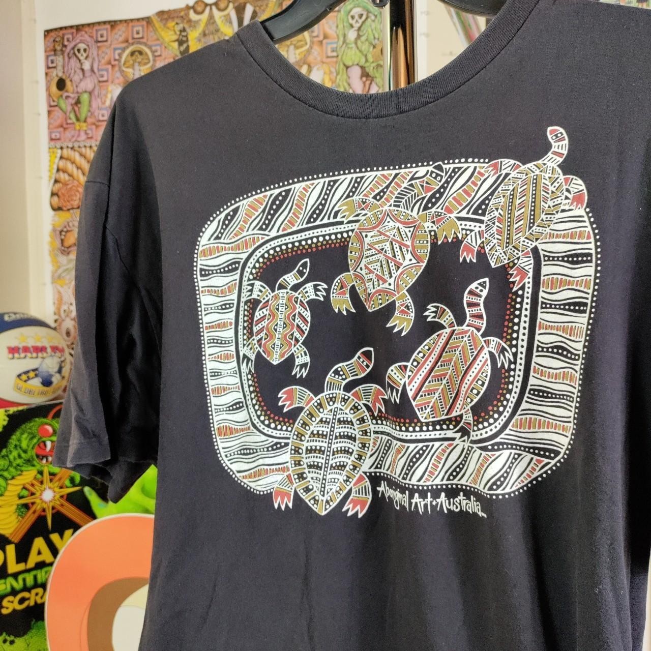 Aboriginal Australia Dream Land Shirt Xl 23.5×28.5 A4ed