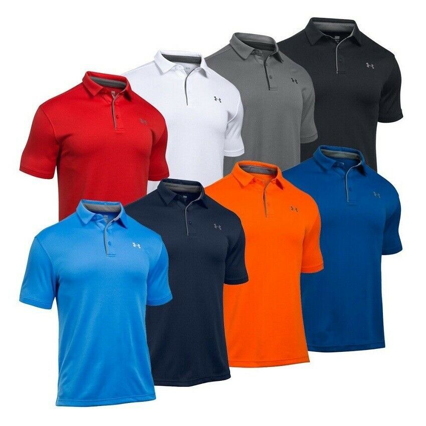 Under Armour 1290140 Men’s UA Tech Performance Loose-Fit Golf Polo Team Shirt