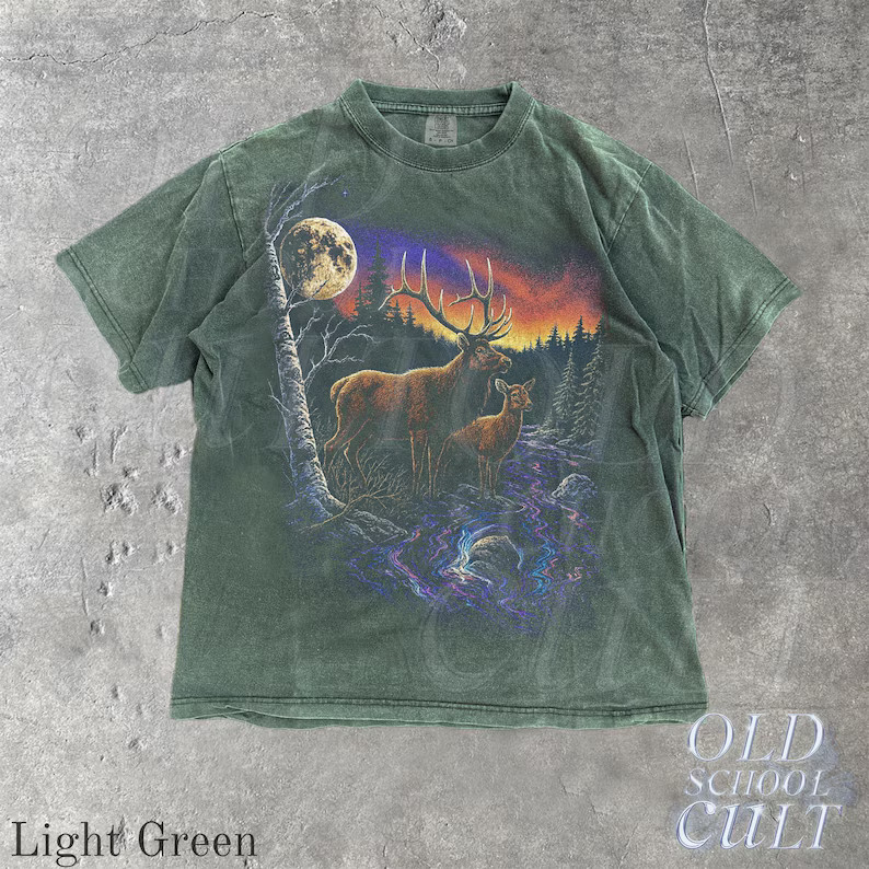 Elk Wilderness Wildlife Graphic Comfort Tee