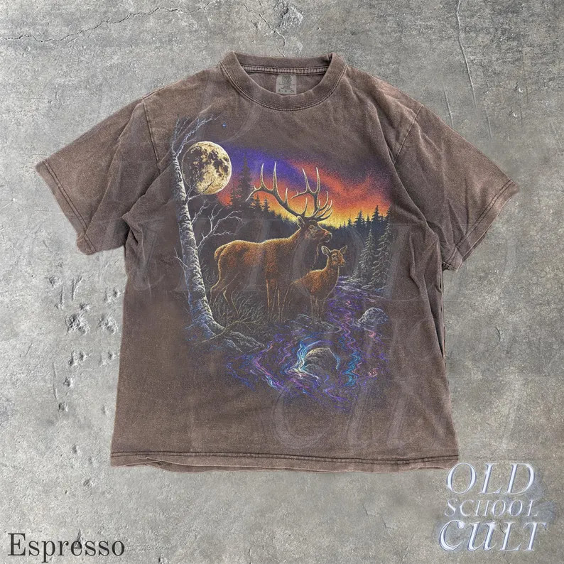 Elk Wilderness Wildlife Graphic Comfort Tee