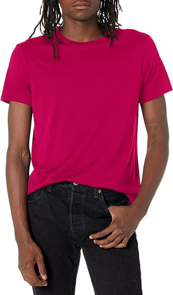 A｜X ARMANI EXCHANGE Men’s Solid Colored Basic Pima Crew Neck T-Shirt M