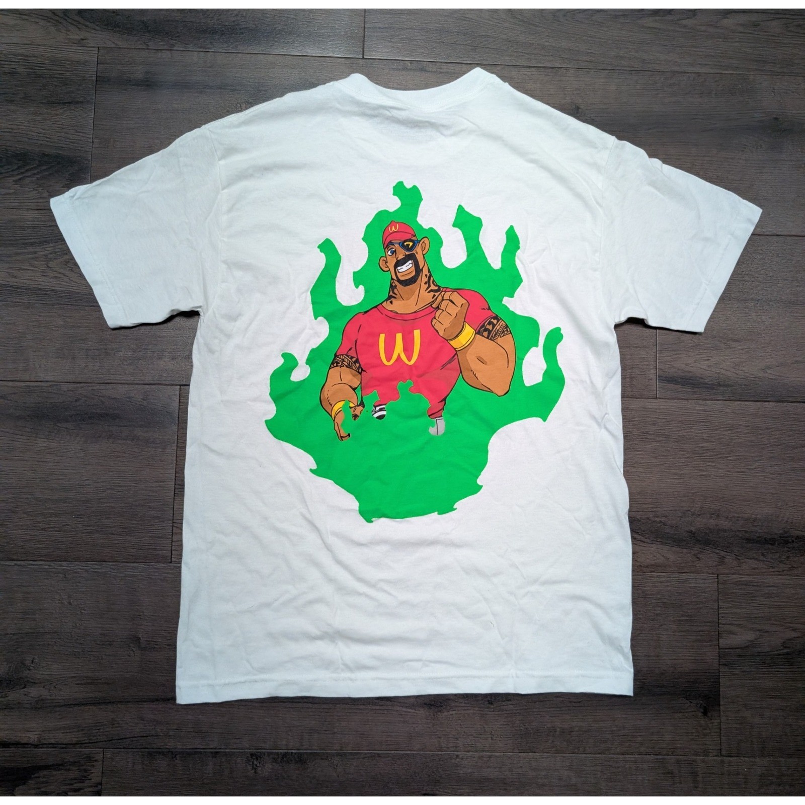 American Apparel WcDonalds Sprite Japanese Graphic Tee White Mens Medium 1301