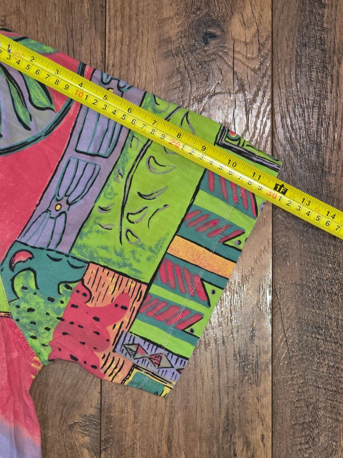 The Territory Ahead Vintage Abstract Geometric Print Short Sleeve ButtonUp Shirt