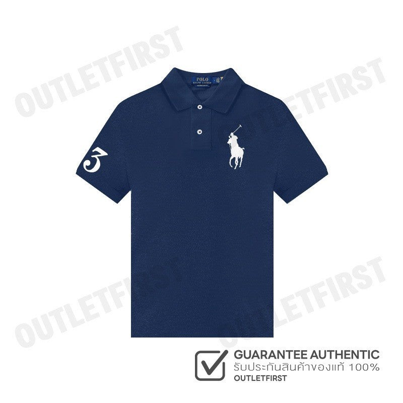 POLO RALPH LAUREN CUSTOM SLIM FIT BIG PONY MESH POLO SHIRT COLOR NAVY CODE: