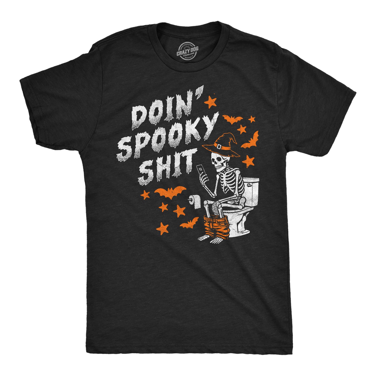 Mens Funny T Shirts Doin Spooky Sarcastic Halloween Graphic Novelty Tee For