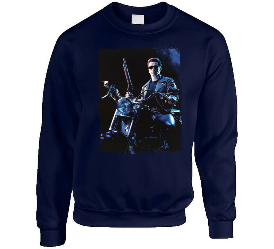 Terminator 2 Arnold Motorcycle T Shirt