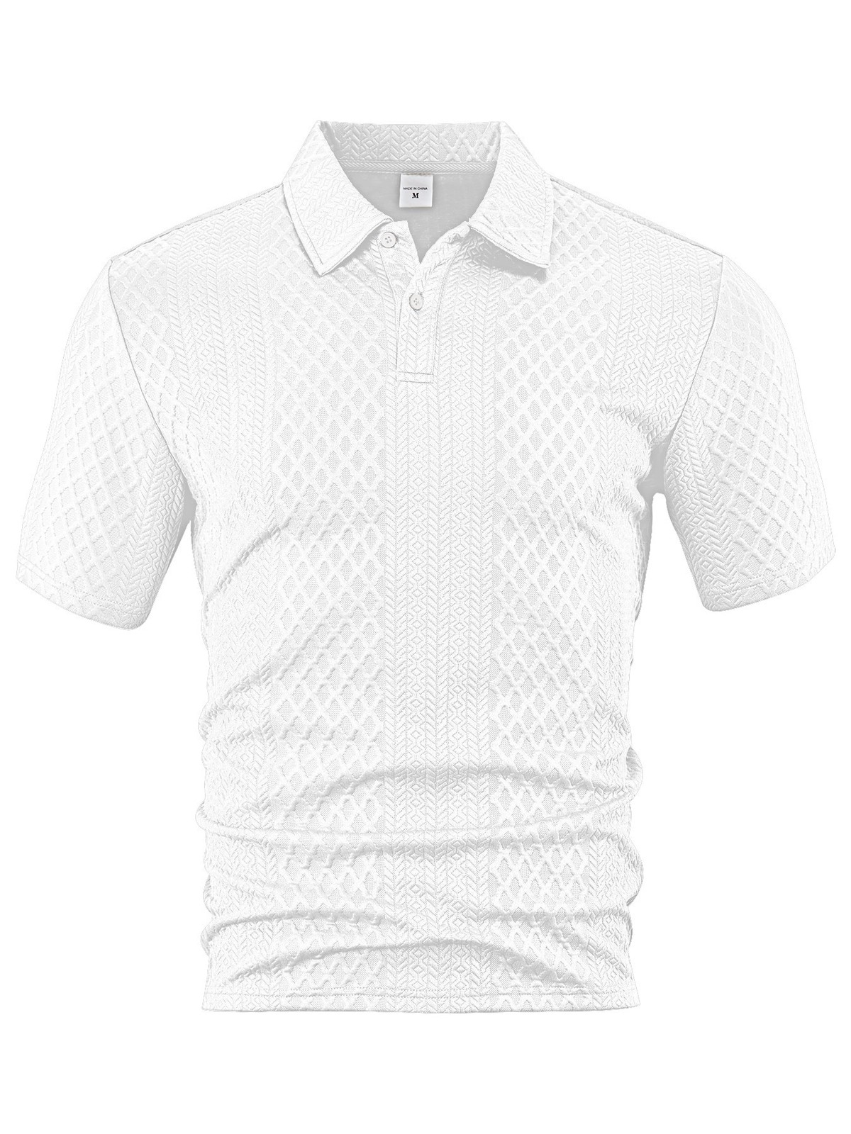 Summer Thin Loose Breathable Solid Collar Polo