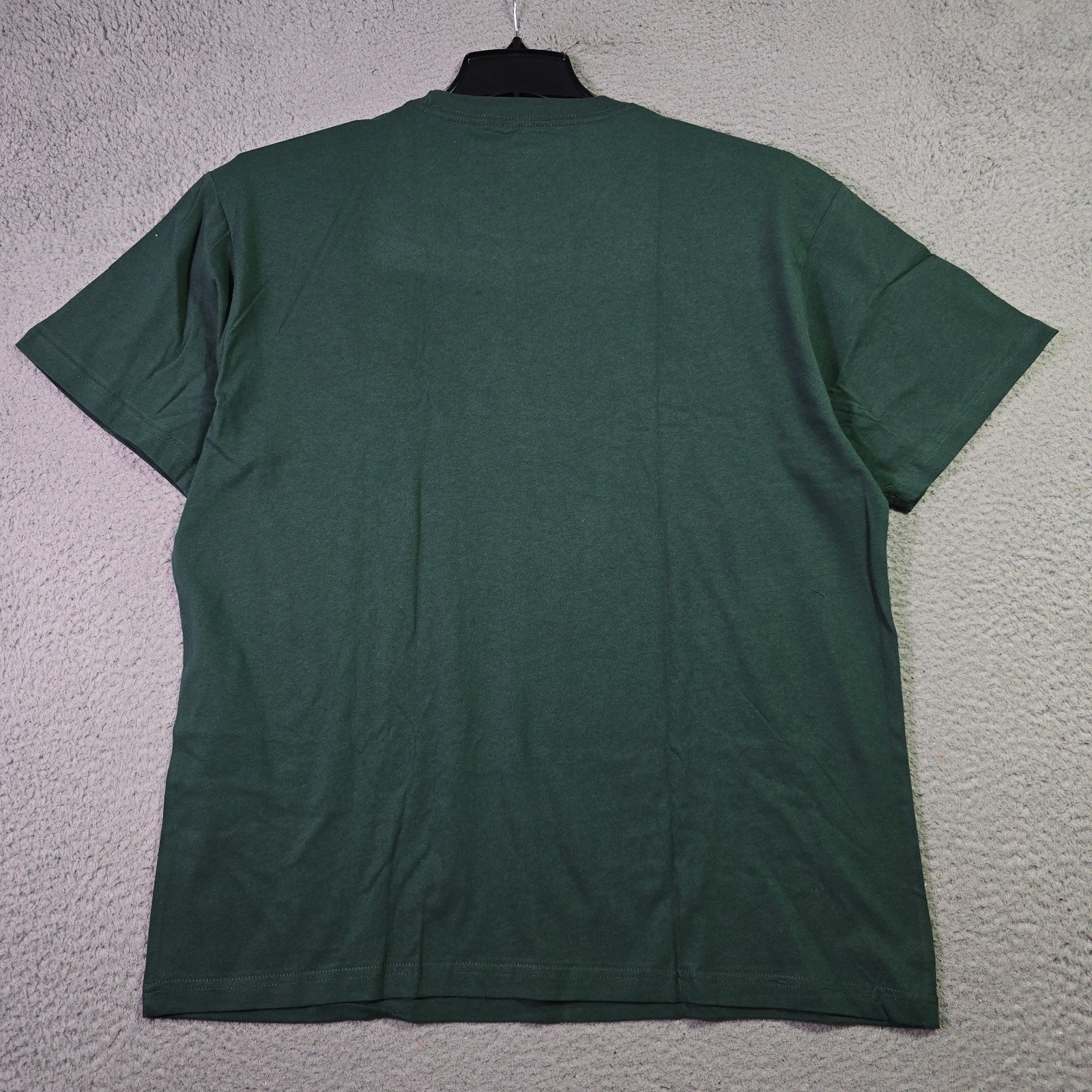 PBR Pabst Blue Ribbon Beer Shirt Mens Large Green Casual Distressed Bottle NWT