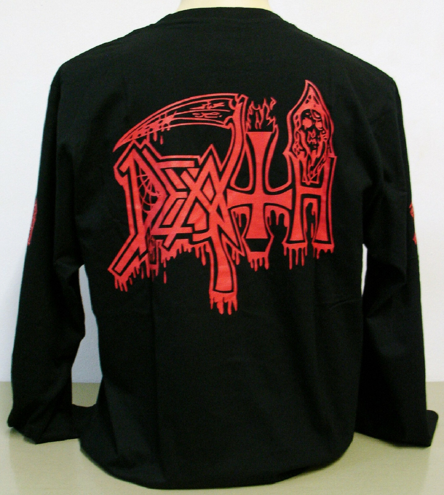 Death Scream Bloody Gore Long Sleeve T-Shirt Size S M L XL 2XL 3XL Metal Band
