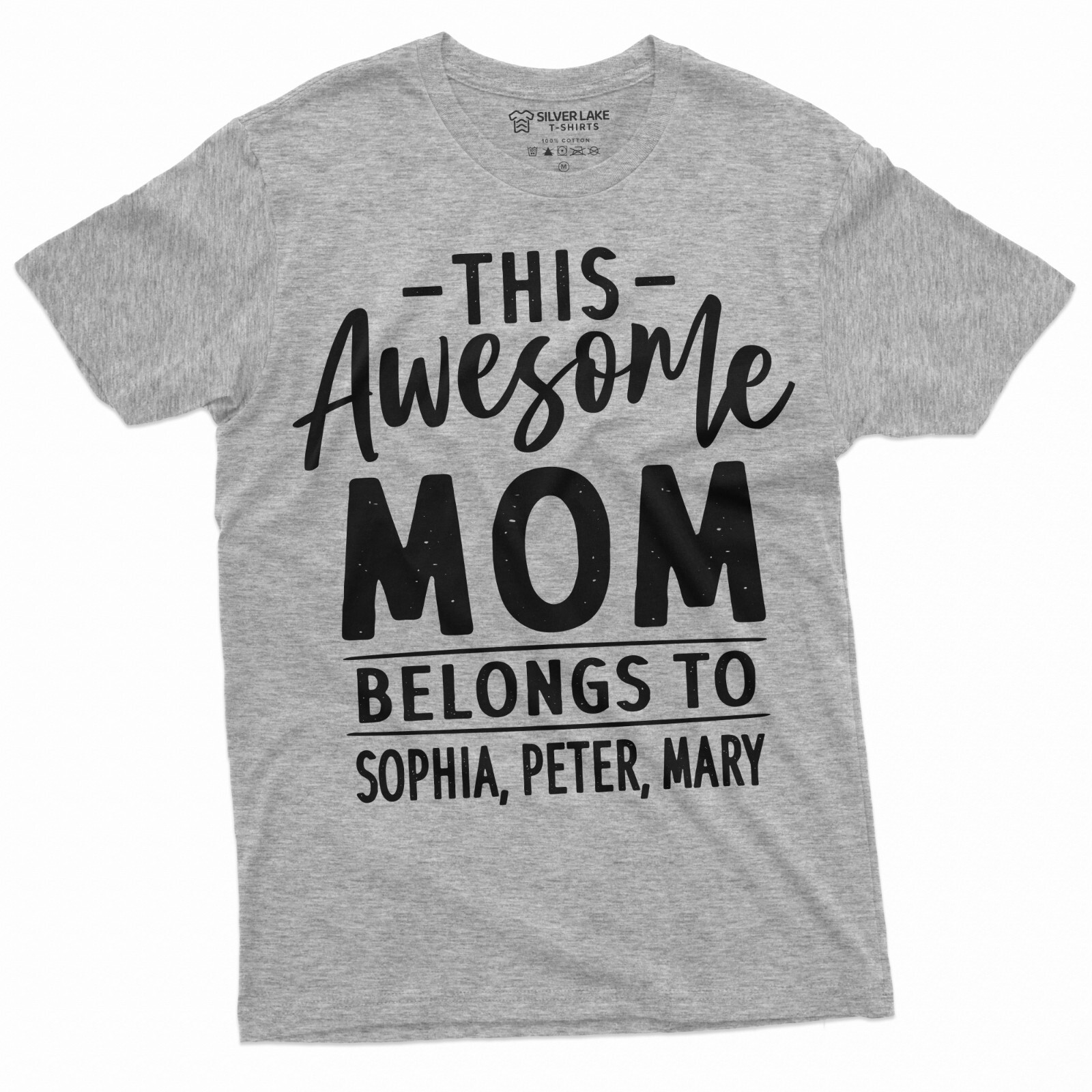 Personalized Mom Shirt Mother’s Day Shirt For Mom Customizable Mom T-Shirt